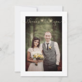 Dankzij Jou Trouwdag Goud Aangepast Whimsical Scri (Voorkant)