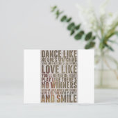 DANKZIJ NOONEN DIE motivatie KRIJGEN Briefkaart (Staand voorkant)