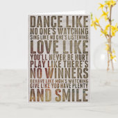 DANKZIJ NOONEN DIE motivatie KRIJGEN Kaart (Gele Bloem)