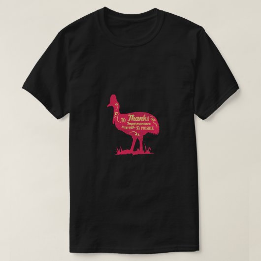 Dankzij Onbestendigheid T-shirt (Design voorkant)