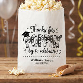Dankzij Poppin White Modern Popcorn Design Bedankzakje
