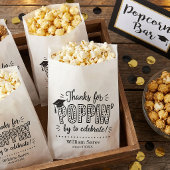 Dankzij Poppin White Modern Popcorn Design Bedankzakje