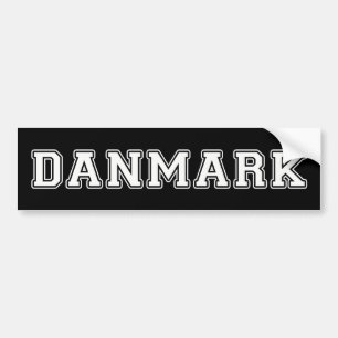 Danmark Bumpersticker