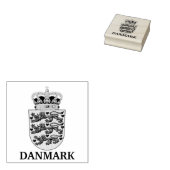 Danmark (Denemarken) Wapen Rubber Stamp Rubberstempel (Gestempeld)