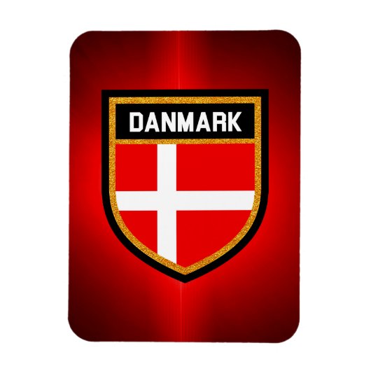 Danmark Flag Magneet (Verticaal)
