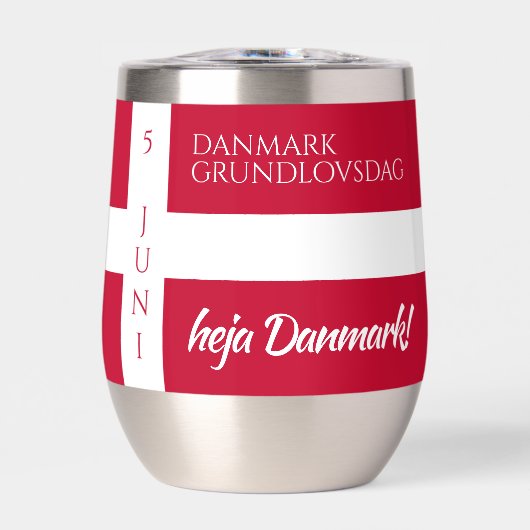Danmark Grundlovsdag Deense nationale dag vlag (Voorkant)