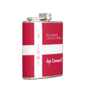 Danmark Grundlovsdag Deense nationale dag vlag Heupfles (Rechts)