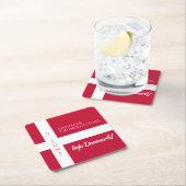 Danmark Grundlovsdag Deense nationale dag vlag Kartonnen Onderzetters (Insitu)