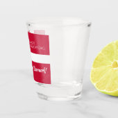 Danmark Grundlovsdag Deense nationale dag vlag Shot Glas (Rechts)