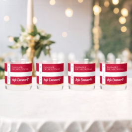 Danmark Grundlovsdag Deense nationale dag vlag Whisky Glas