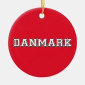 Danmark Keramisch Ornament (Voorkant)