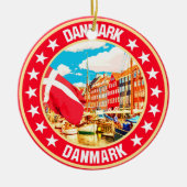 Danmark Keramisch Ornament (Voorkant)