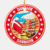 Danmark Keramisch Ornament (Achterkant)