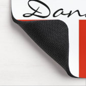 Danmark met Dannebrog Muismat (Hoek)