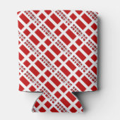 Danmark og Dannebrog Tiled with Your Name Blikjeskoeler (Achterkant)