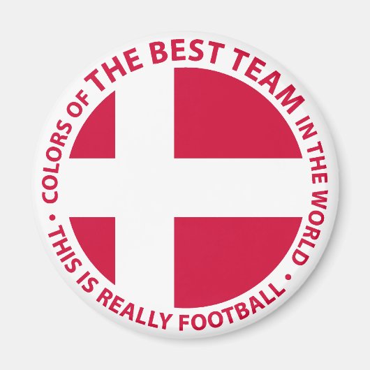 Danmark Shield Magneet (Voorkant)