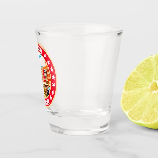 Danmark Shot Glas (Rechts)