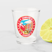 Danmark Shot Glas (Voorkant)