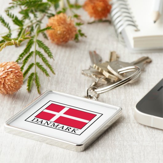 Danmark Sleutelhanger (Zijkant)