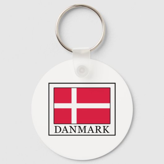 Danmark Sleutelhanger (Voorkant)