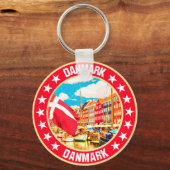 Danmark Sleutelhanger (Achterkant)
