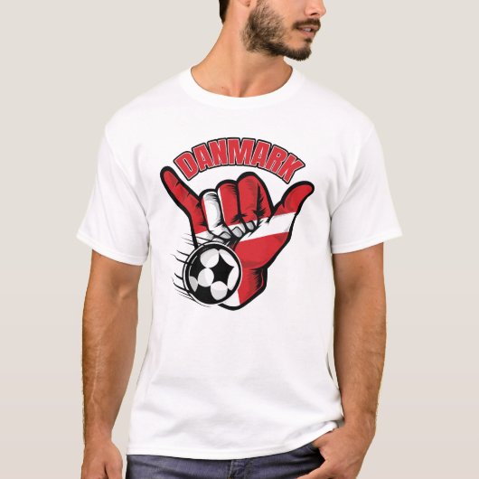 Danmark Soccer T-shirt (Voorkant)
