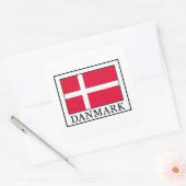 Danmark Vierkante Sticker (Envelop)