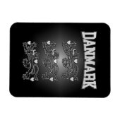 Danmark Wapenmunt Magneet (Horizontaal)