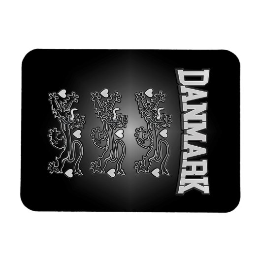 Danmark Wapenmunt Magneet (Horizontaal)