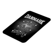 Danmark Wapenmunt Magneet (Linkerzijde)