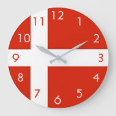 Dannebrog De officiële vlag van Denemarken Grote Klok (Voorkant)