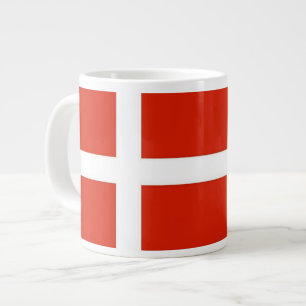 Dannebrog; de officiële vlag van Denemarken Grote Koffiekop