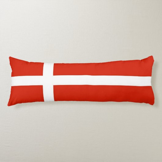 Dannebrog De officiële vlag van Denemarken Lichaamskussen (Voorkant)