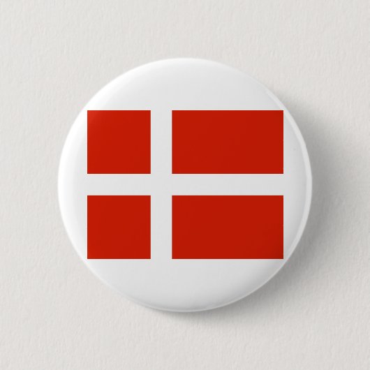 Dannebrog De officiële vlag van Denemarken Ronde Button 5,7 Cm (Voorkant)