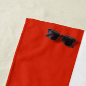 Dannebrog De officiële vlag van Denemarken Strandlaken (In situ)