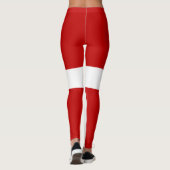 Dannebrog Deense Vlag Leggings (Achterkant)