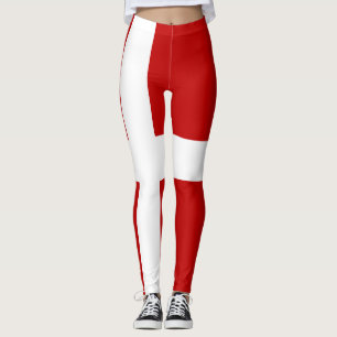Dannebrog Deense Vlag Leggings