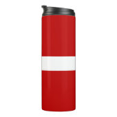 Dannebrog Deense Vlag Thermosbeker (Geroteerd rechts)
