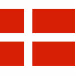 Dannebrog Fotobeeldje Ornament<br><div class="desc">Dannebrog,  de nationale vlag van Denemarken,  is rood met een wit Scandinavisch kruis dat zich uitstrekt tot de randen van de vlag.</div>