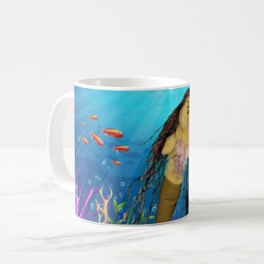 Danni de Mermaid Koffiemok (Voorkant links)