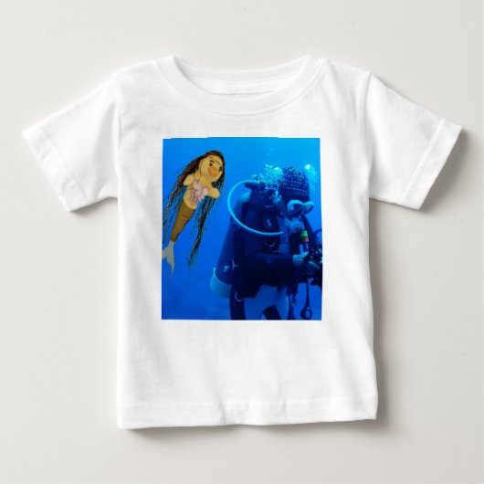 Danni de Zeemeermin Baby T-Shirt (Voorkant)