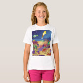 Danni de Zeemeermin onderwater T-shirt (Voorkant volledig)
