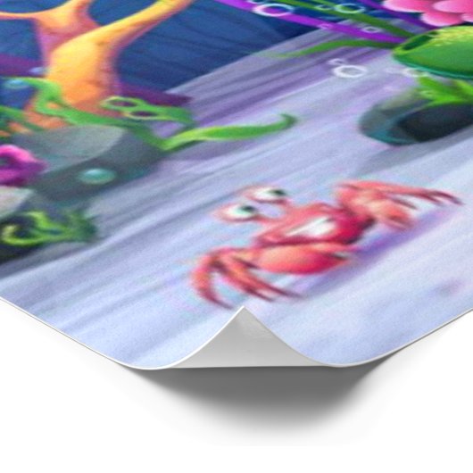 Danni het Mermaid-Poster Poster (Hoek)