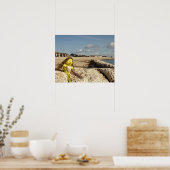 Danni het Mermaid-Poster Poster (Keuken)