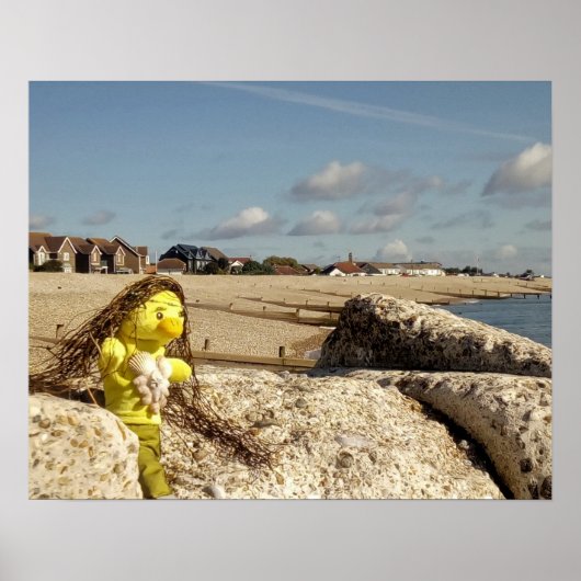 Danni het Mermaid-Poster Poster (Voorkant)