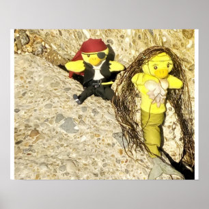 Danni het Mermaid-Poster Poster