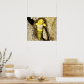 Danni het Mermaid-Poster Poster (Keuken)