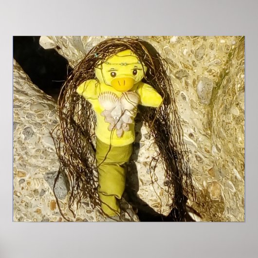 Danni het Mermaid-Poster Poster (Voorkant)