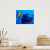 Danni het Mermaid-Poster Poster (Keuken)
