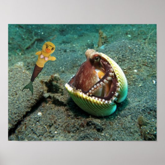 Danni het Mermaid-Poster Poster (Voorkant)